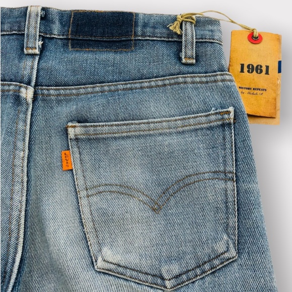 RARE!! History Repeats By Michele Rossi, Reworked Vintage Levi’s, Size S - Picture 16 of 16
